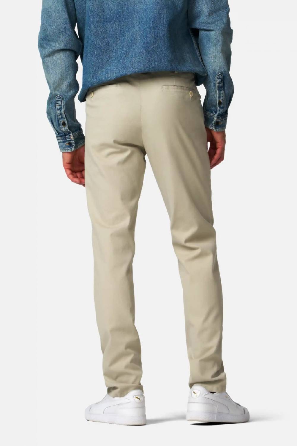 Meyer Pantalone modern fit beige meyer cotone microstruttura stretch Offerta