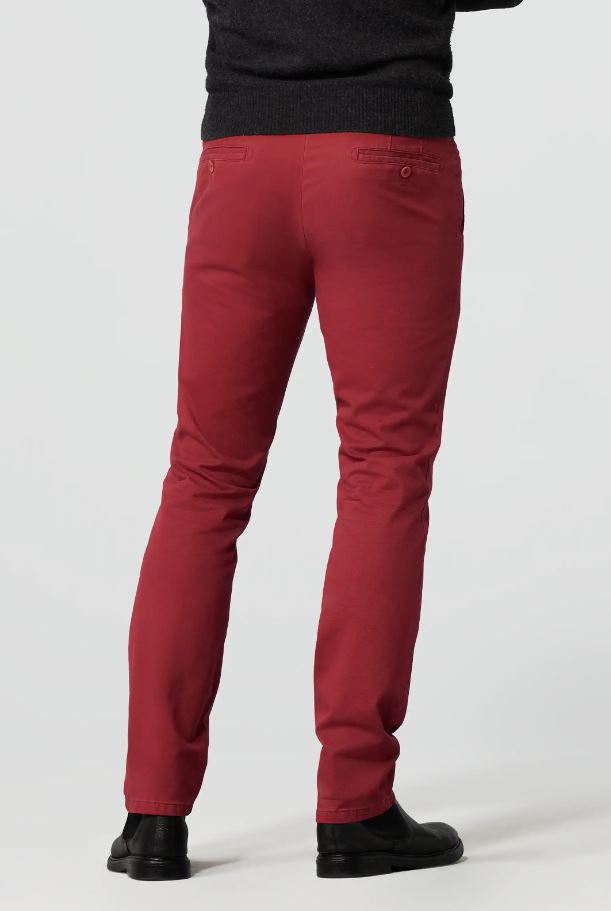 Meyer Pantalone rosso meyer in cotone stretch drop quattro comfort fit Vendita Economica