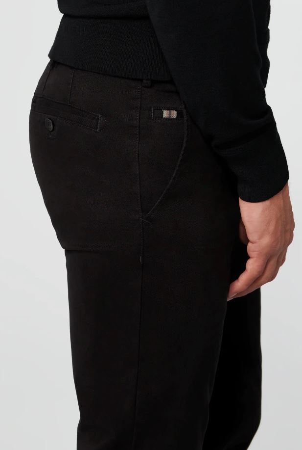 Meyer Pantalone nero meyer in cotone stretch drop quattro comfort fit I Più Venduti