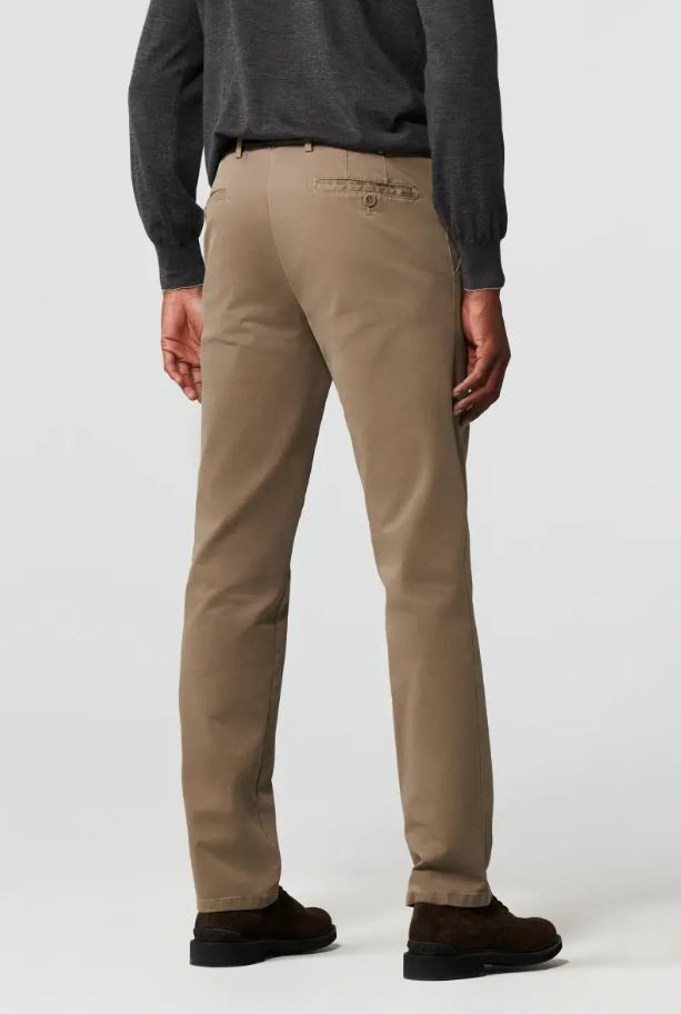 Meyer Pantalone beige meyer in cotone stretch drop quattro comfort fit Nuova