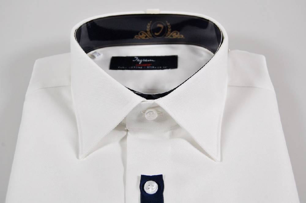 Ingram Camicia ingram no stiro cotone twill liscio vestibilità regolare Italy