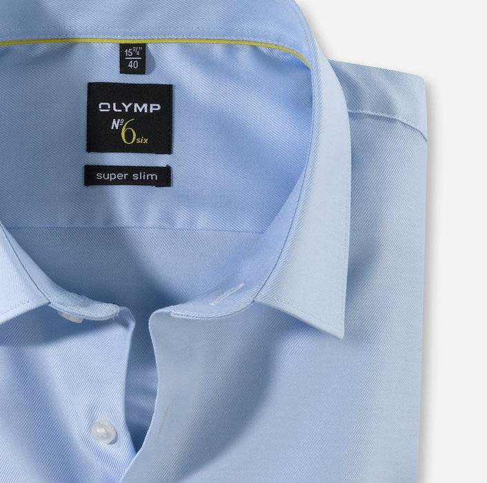 Olymp Camicia celeste super slim fit olymp cotone twill stretch 2025