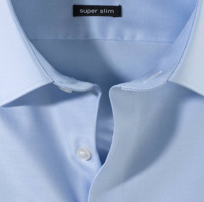 Olymp Camicia celeste super slim fit olymp cotone twill stretch 2025