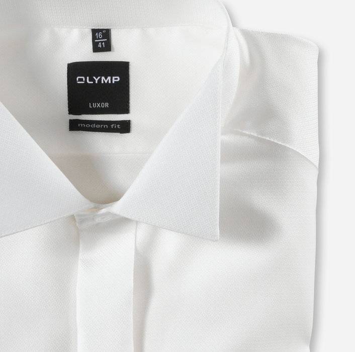 Olymp Camicia collo diplomatico olymp modern fit con polso doppio per gemelli Nuovo