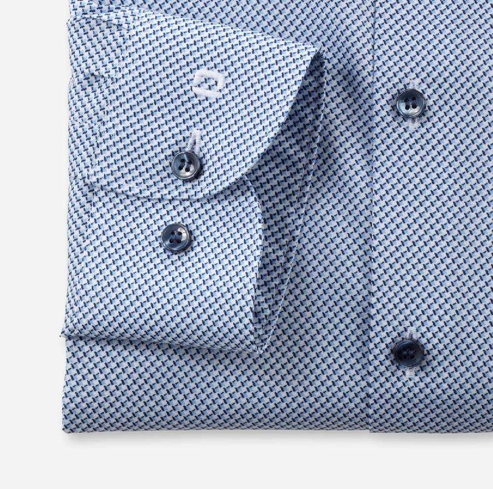 Olymp Camicia olymp level five slim fit olymp cotone stretch stampato Qualità