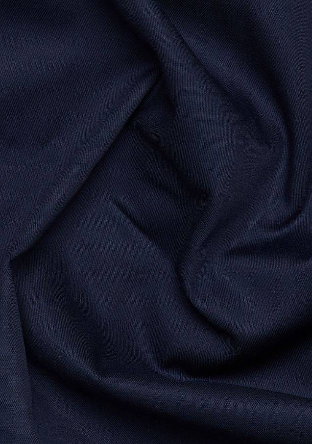 Eterna Camicia blu scuro eterna slim fit collo francese cotone cover Pezzi Unici