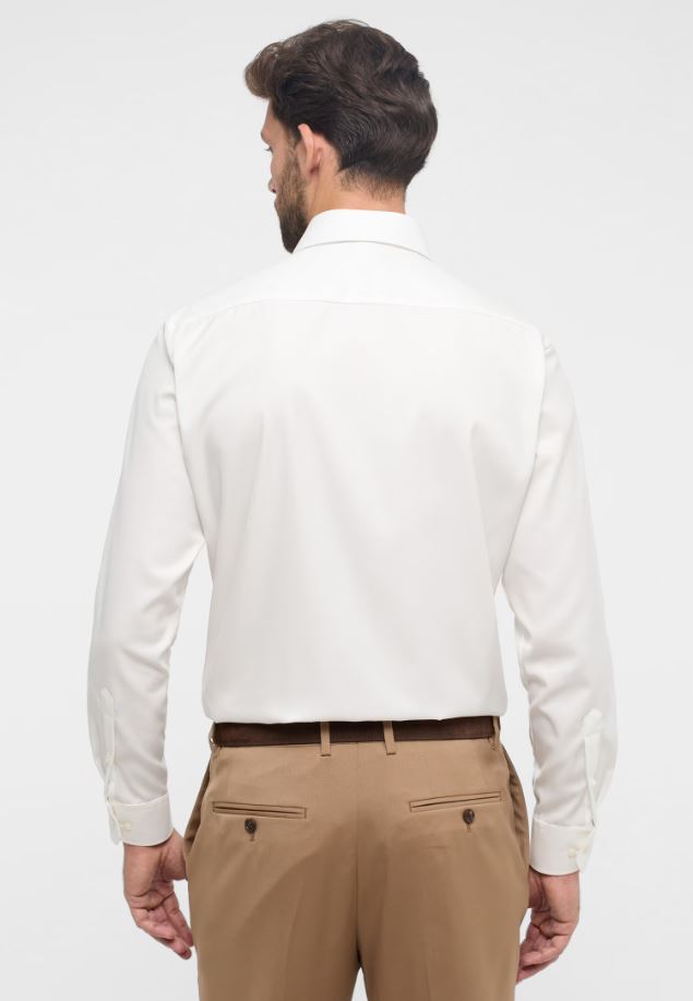 Eterna Camicia beige eterna modern fit collo classico italiano Prezzo Ridotto