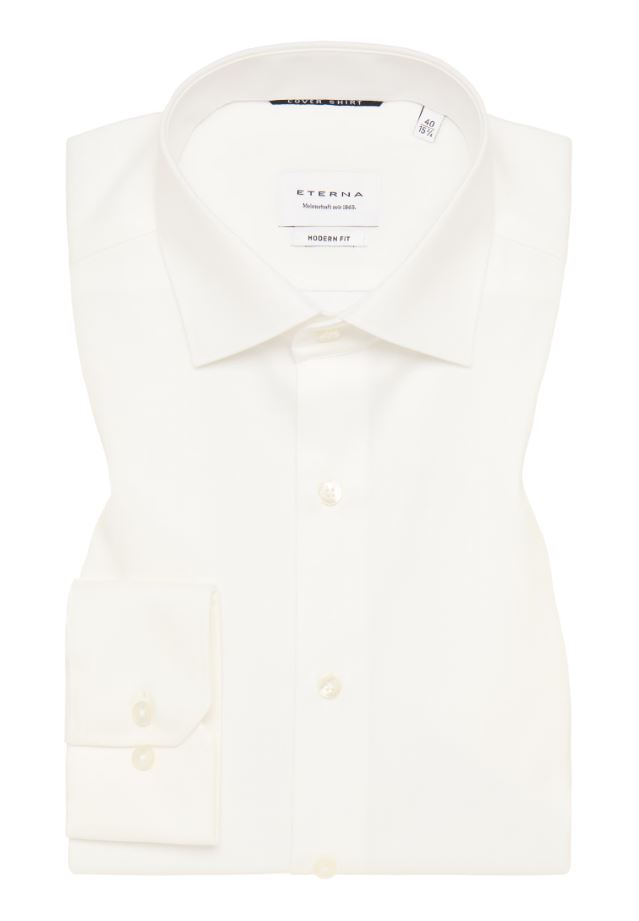 Eterna Camicia beige eterna modern fit collo classico italiano Prezzo Ridotto