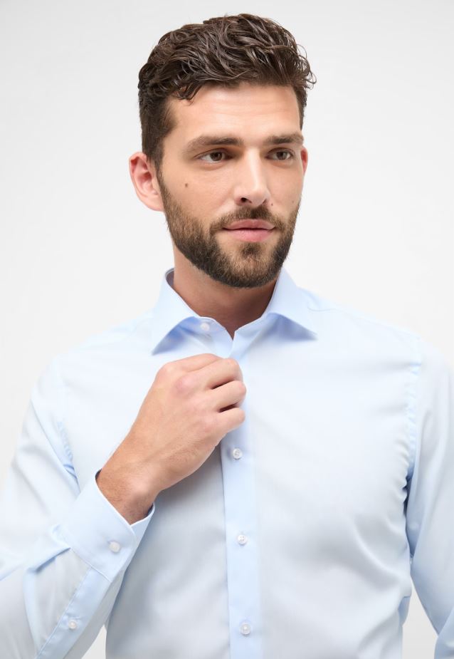 Eterna Camicia eterna slim fit in cotone popeline facile stiro Offerta