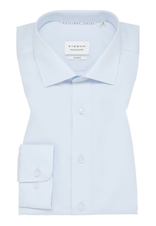 Eterna Camicia eterna slim fit in cotone popeline facile stiro Offerta