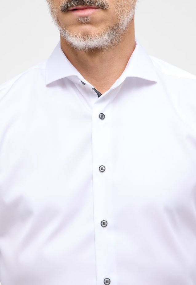 Eterna Camicia eterna slim fit bianca in cotone cover Saldi