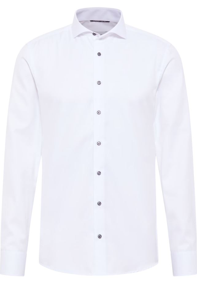 Eterna Camicia eterna slim fit bianca in cotone cover Saldi