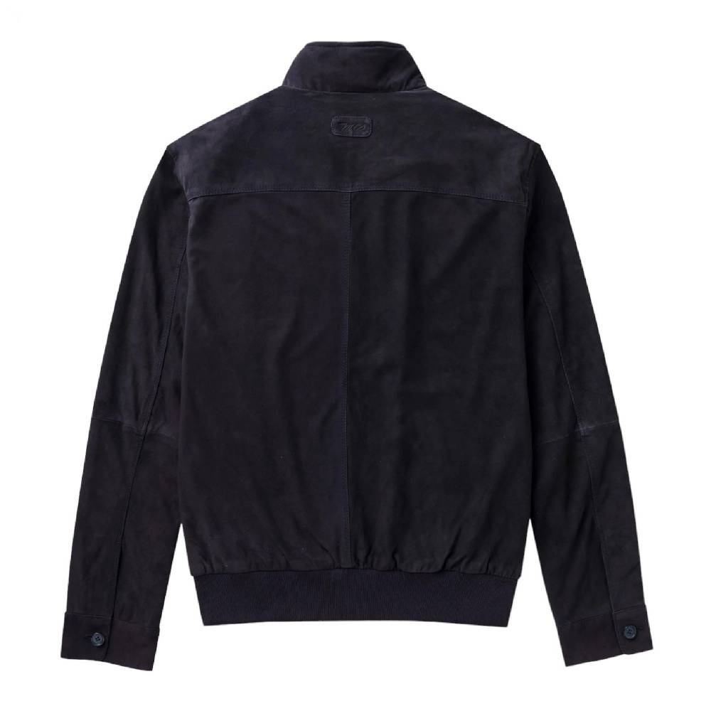 MCS Giacca bomber harrington mcs in pelle scamosciata Italy