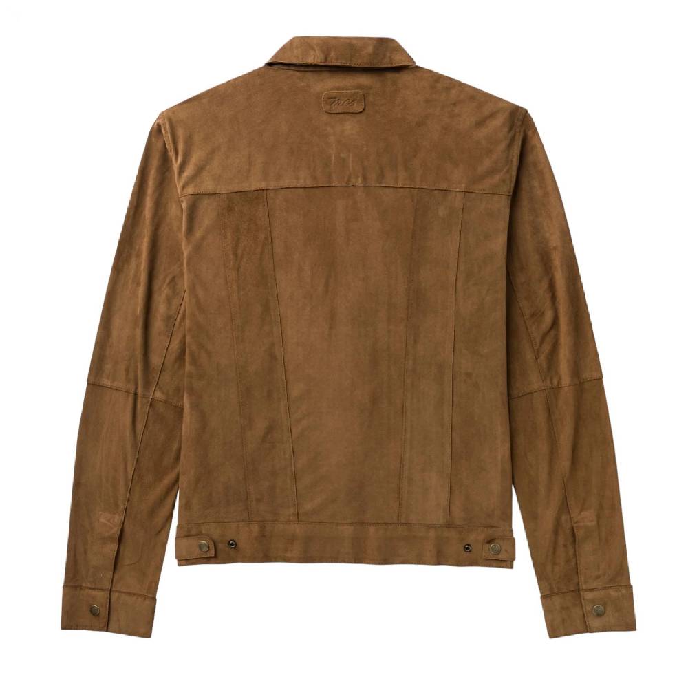 MCS Giacca overshirt sportiva mcs in pelle scamosciata Italia
