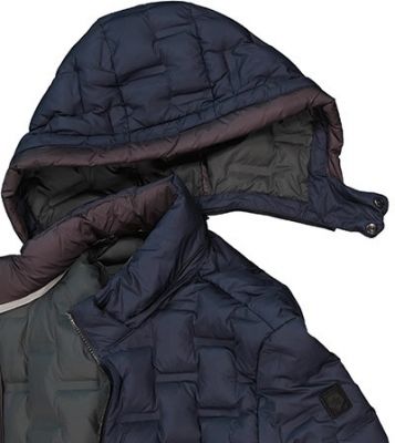 Milestone Giacca piumino milestone trapuntato con cappuccio staccabile Pezzi Unici