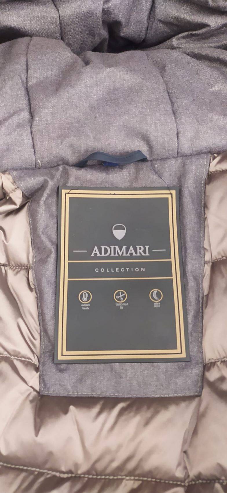 Adimari Giaccone blu adimari imbottito in eco piuma Fino Al -60%
