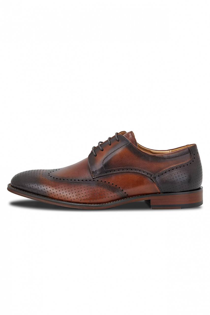 Digel Scarpa derby all'inglese color cognac elegante digel in vera pelle Sottocosto