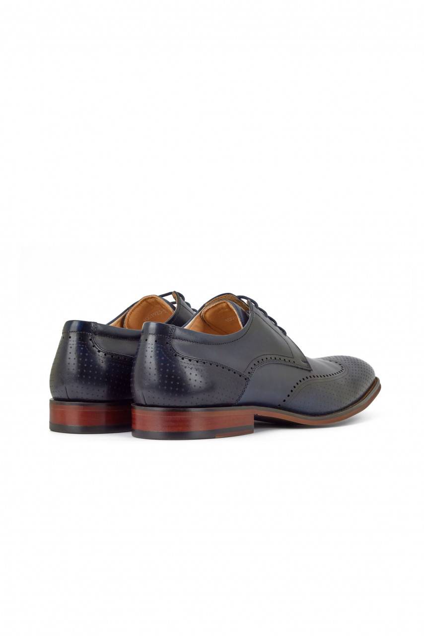 Digel Scarpa derby all'inglese blu elegante digel in vera pelle Novità