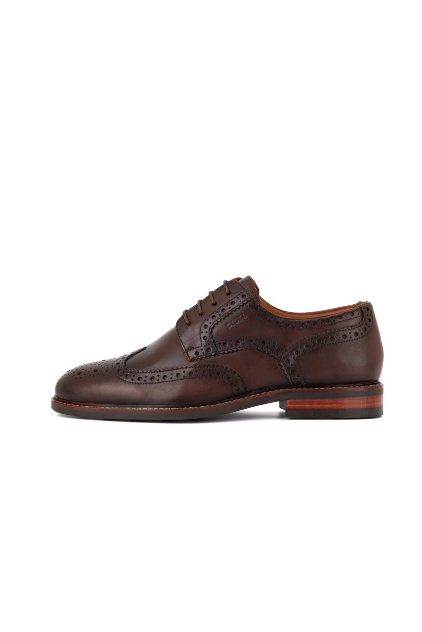 Digel Scarpa raffinata derby stile inglese in vera pelle Presa
