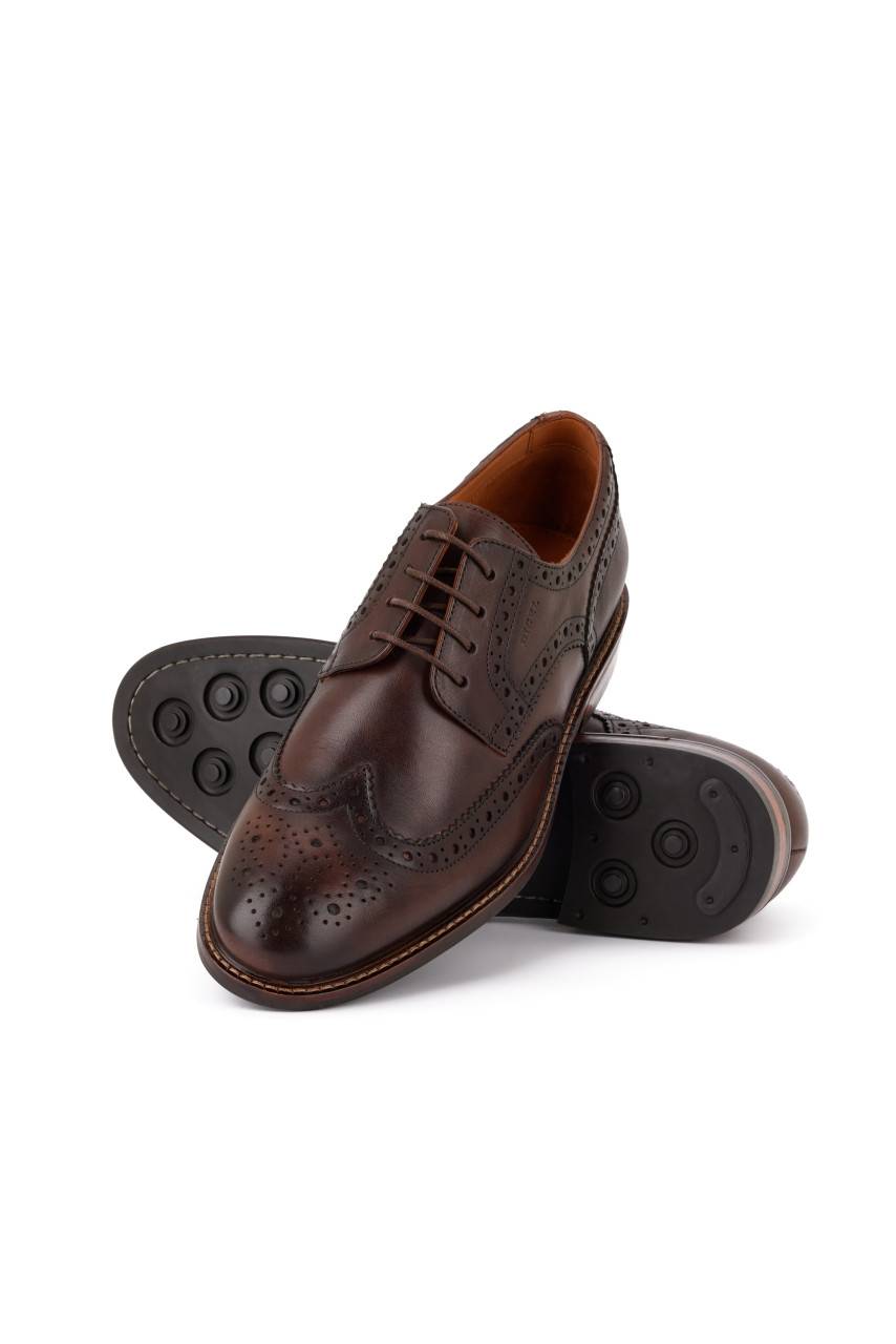 Digel Scarpa raffinata derby stile inglese in vera pelle Presa