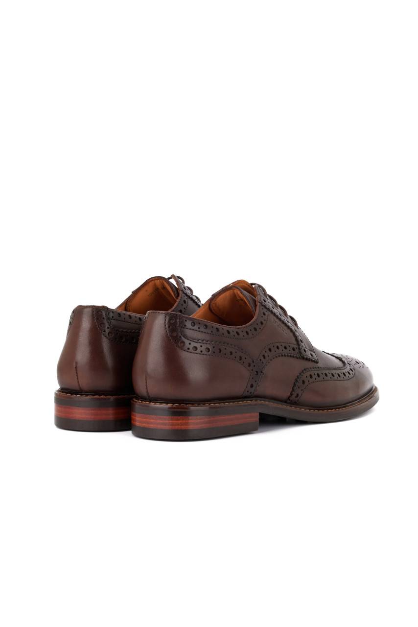 Digel Scarpa raffinata derby stile inglese in vera pelle Presa