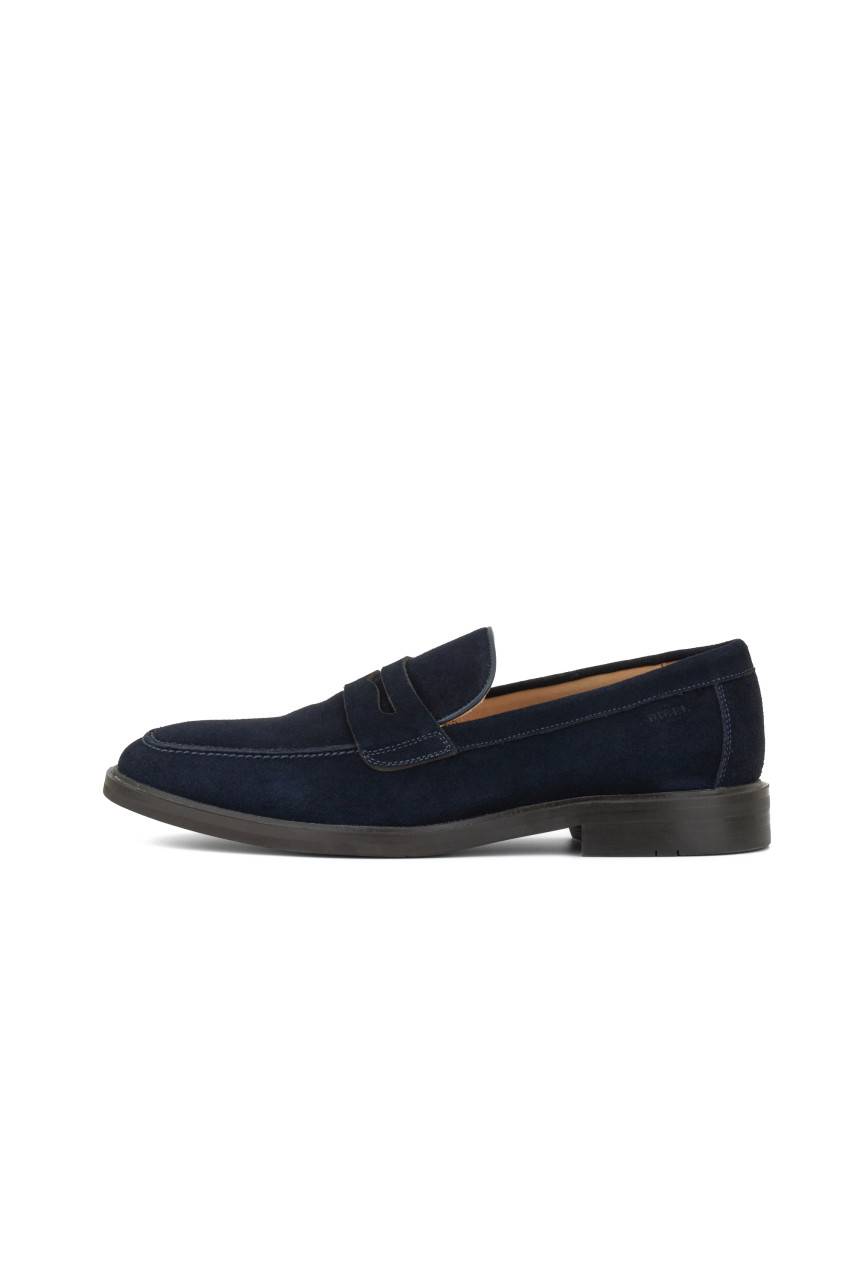 Digel Mocassino blu digel in pelle scamosciata Outlet