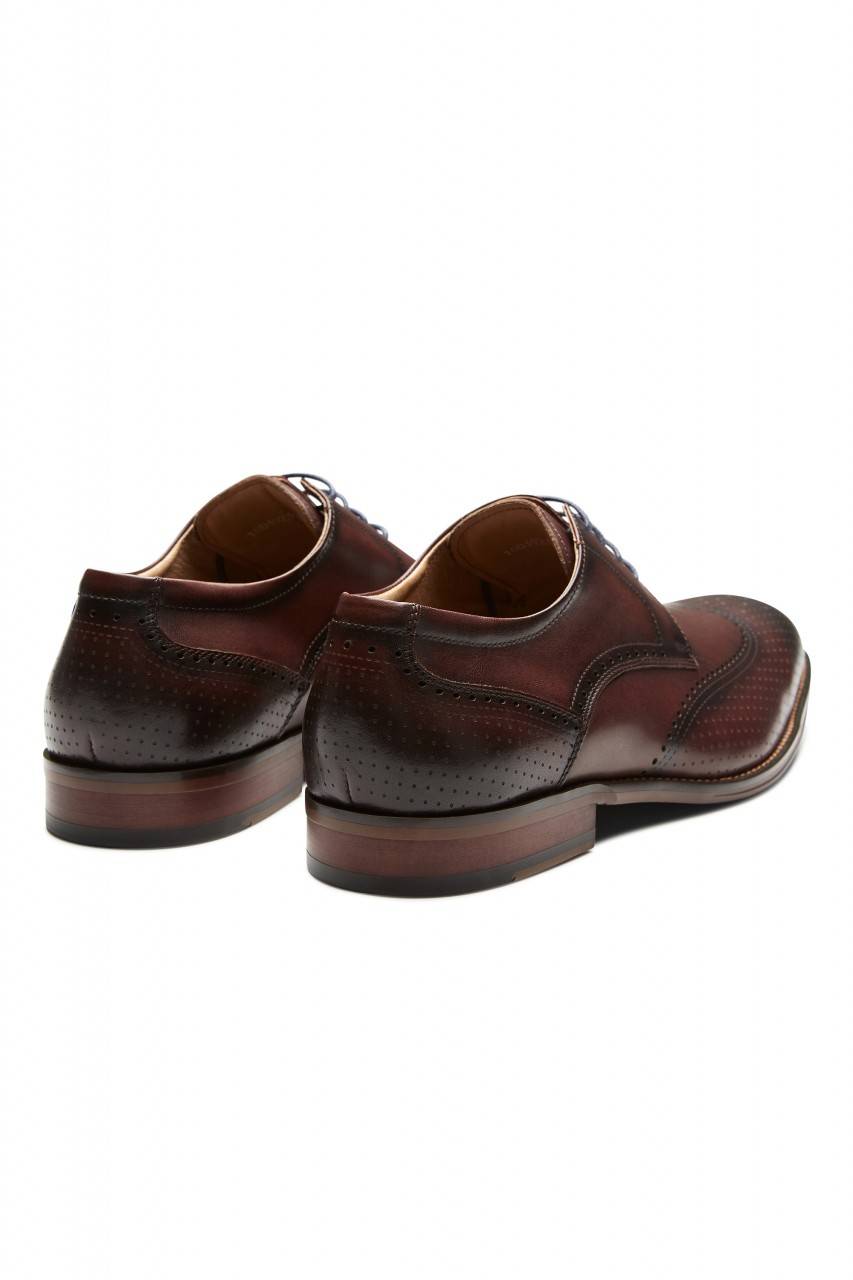 Digel Scarpa derby all'inglese marrone elegante digel in vera pelle Saldi