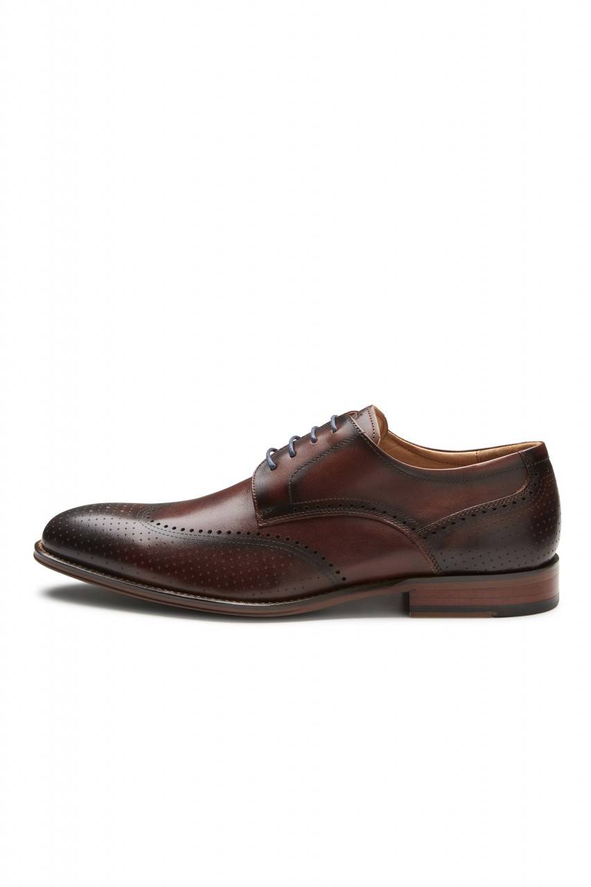 Digel Scarpa derby all'inglese marrone elegante digel in vera pelle Saldi