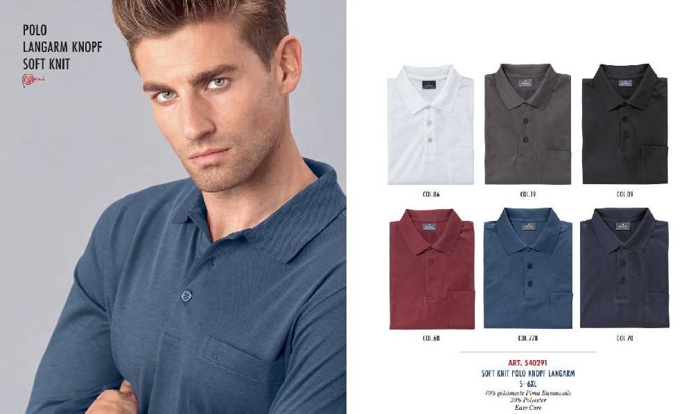 Ragman Polo grigio scuro con taschino ragman no stiro modern fit Vendita Calda