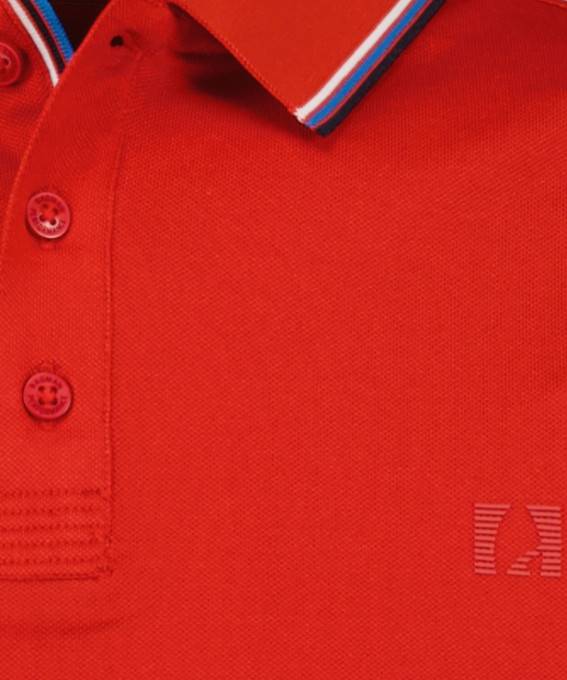 Ragman Polo rossa in tessuto performante ragman modern fit Nuova