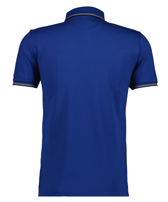 Ragman Polo blu marine in tessuto performante ragman modern fit Moda