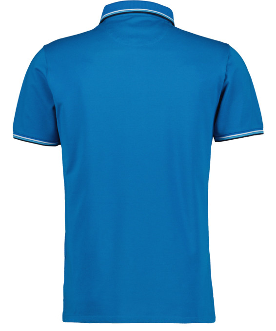 Ragman Polo azzurra in tessuto performante ragman modern fit 2025