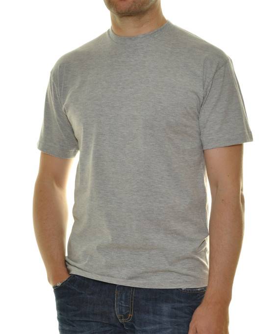 Ragman Due t-shirt grigie ragman in cotone stretch Italia
