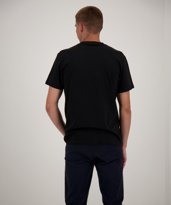 Ragman Due t-shirt nere ragman in puro cotone jersey 2025