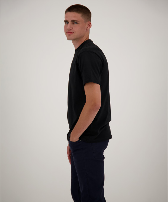 Ragman Due t-shirt nere ragman in puro cotone jersey 2025