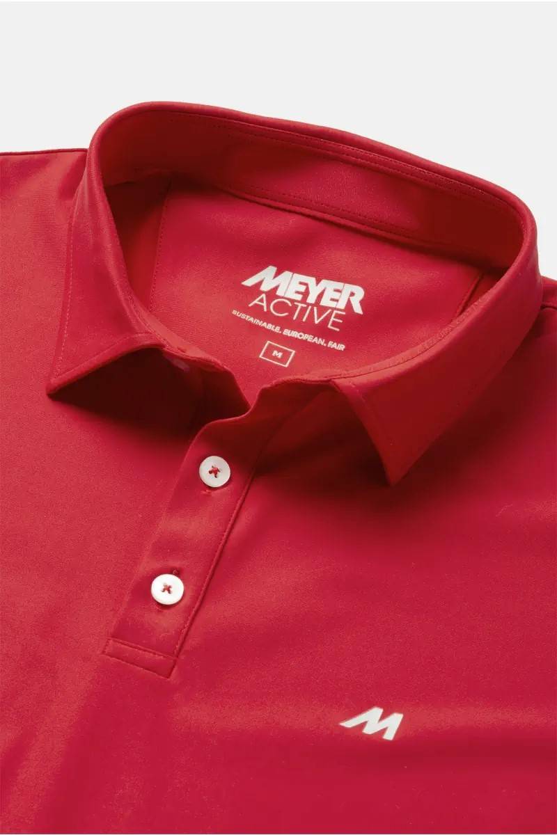 Meyer Polo meyer rossa tessuto performante tecnico Qualità