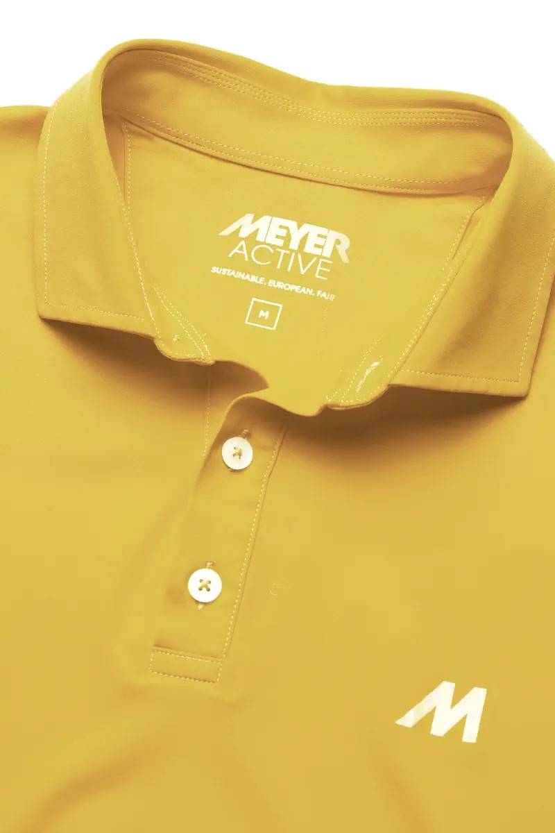 Meyer Polo meyer gialla tessuto performante tecnico Vendita