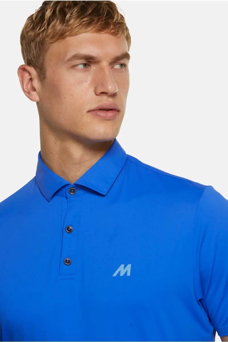 Meyer Polo meyer blu elettrico tessuto performante tecnico Promozione