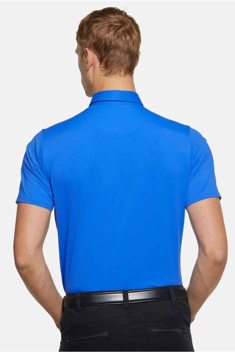 Meyer Polo meyer blu elettrico tessuto performante tecnico Promozione
