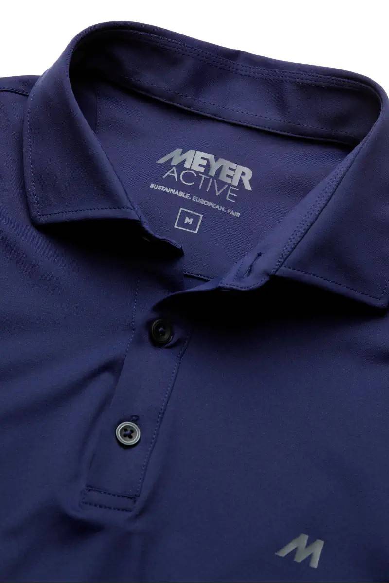 Meyer Polo meyer blu marine tessuto performante tecnico Spedizione Gratuita