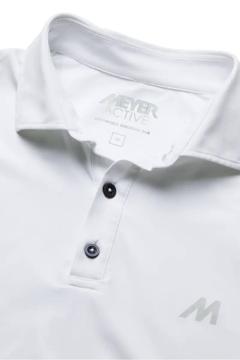 Meyer Polo meyer bianca tessuto performante tecnico Soddisfazione Garantita