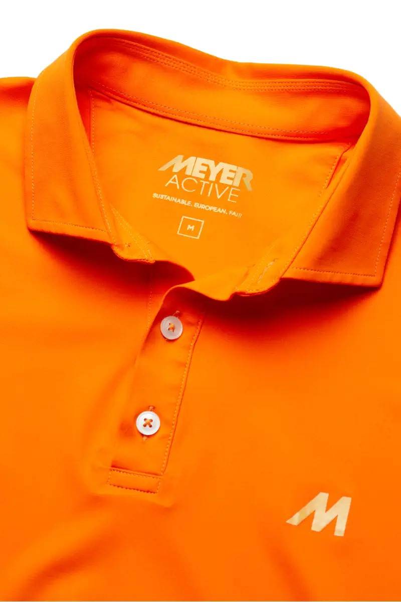 Meyer Polo meyer arancione tessuto performante tecnico Qualità Garantita