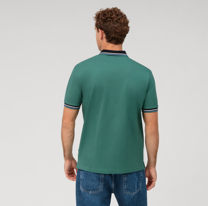 Olymp Polo verde olymp regular fit cotone piqué Promozione Limitata