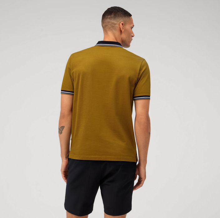 Olymp Polo color cachi olymp regular fit cotone piqué Fino Al -60%