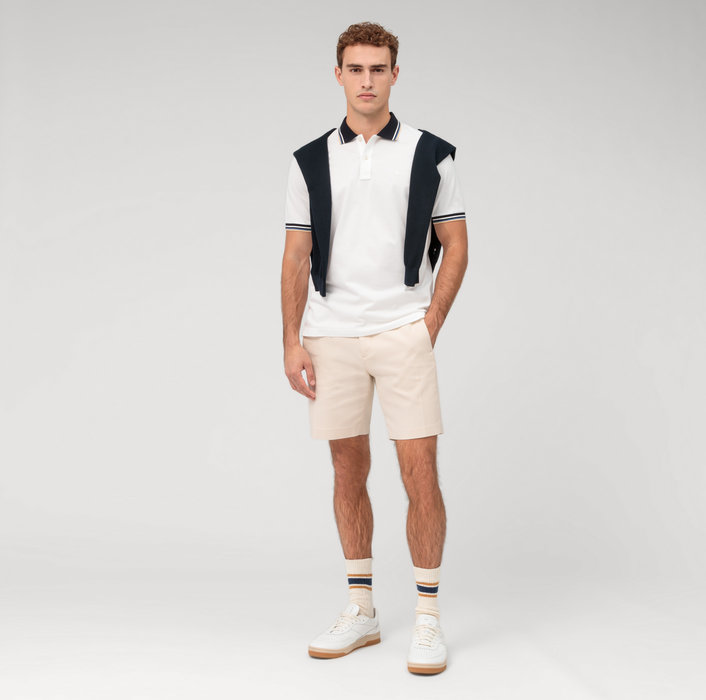 Olymp Polo bianca olymp regular fit cotone piqué Shopping Online