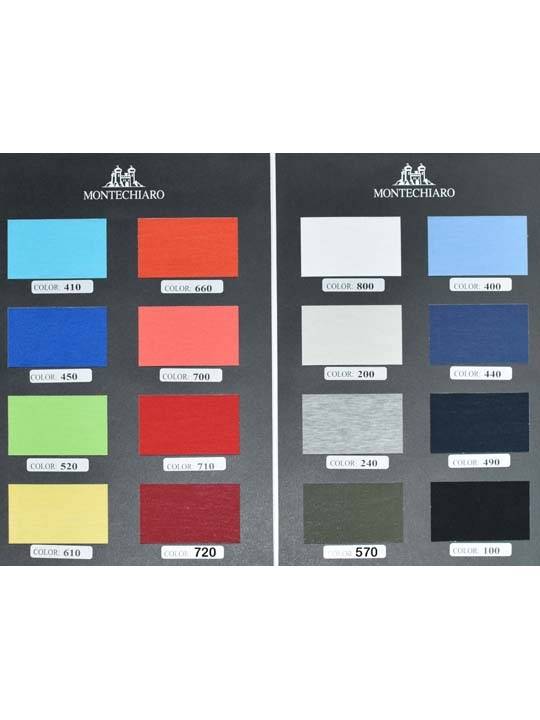 Montechiaro Polo zip montechiaro maniche corte in jersey filo di scozia con taschino Convenienza