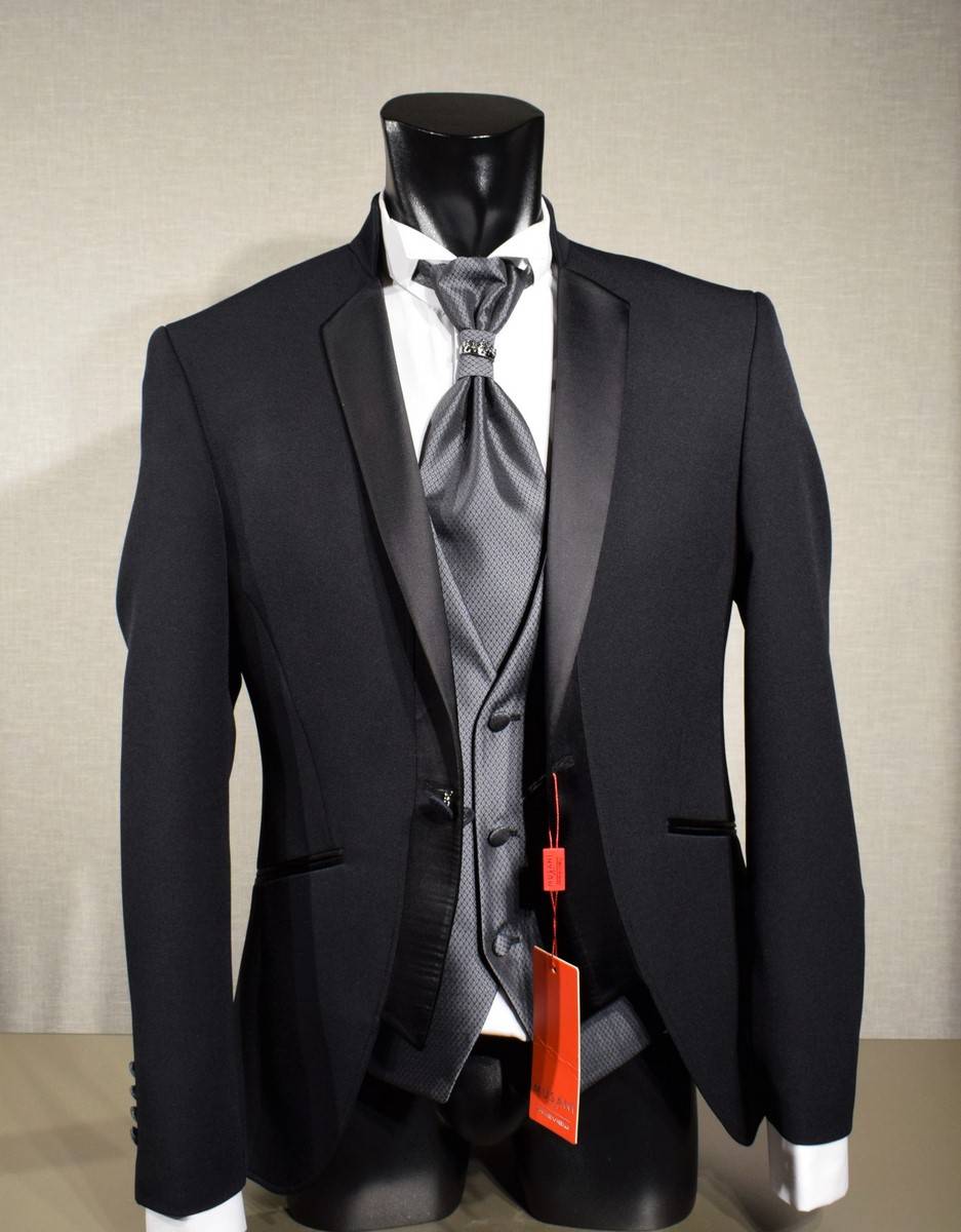 Musani Milano Cerimonia Smoking moderno slim fit nero musani cerimonia Offerte
