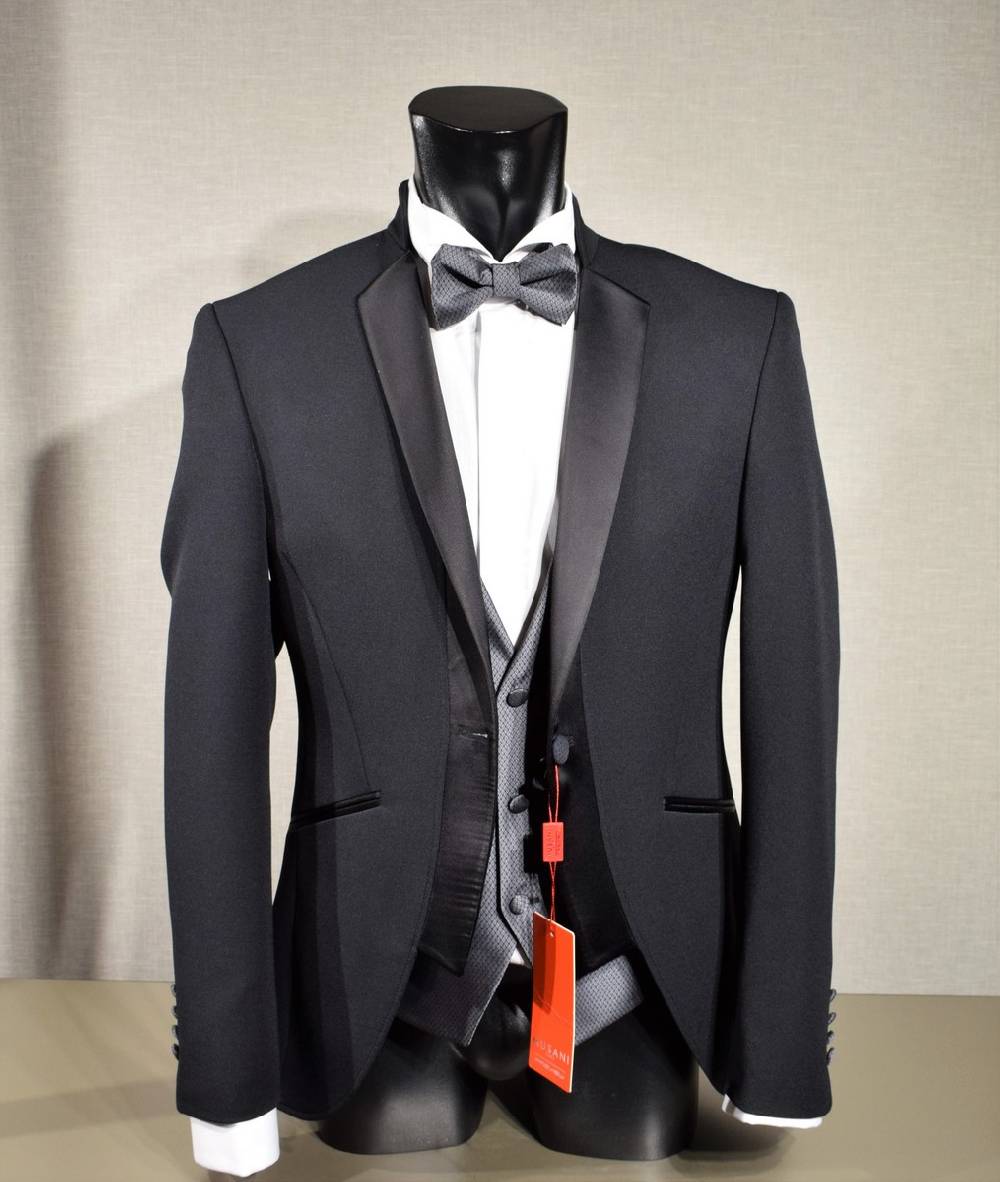 Musani Milano Cerimonia Smoking moderno slim fit nero musani cerimonia Offerte