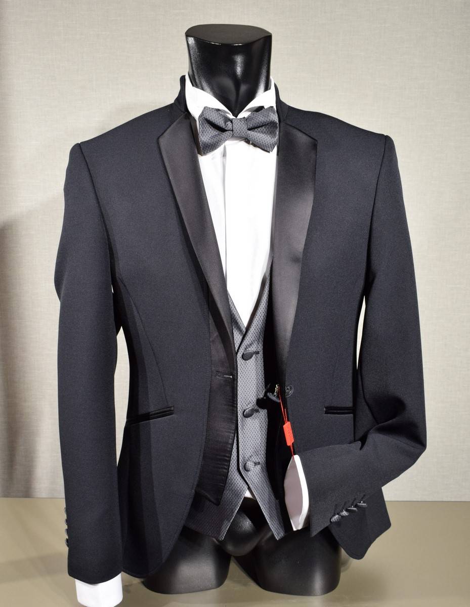 Musani Milano Cerimonia Smoking moderno slim fit nero musani cerimonia Offerte