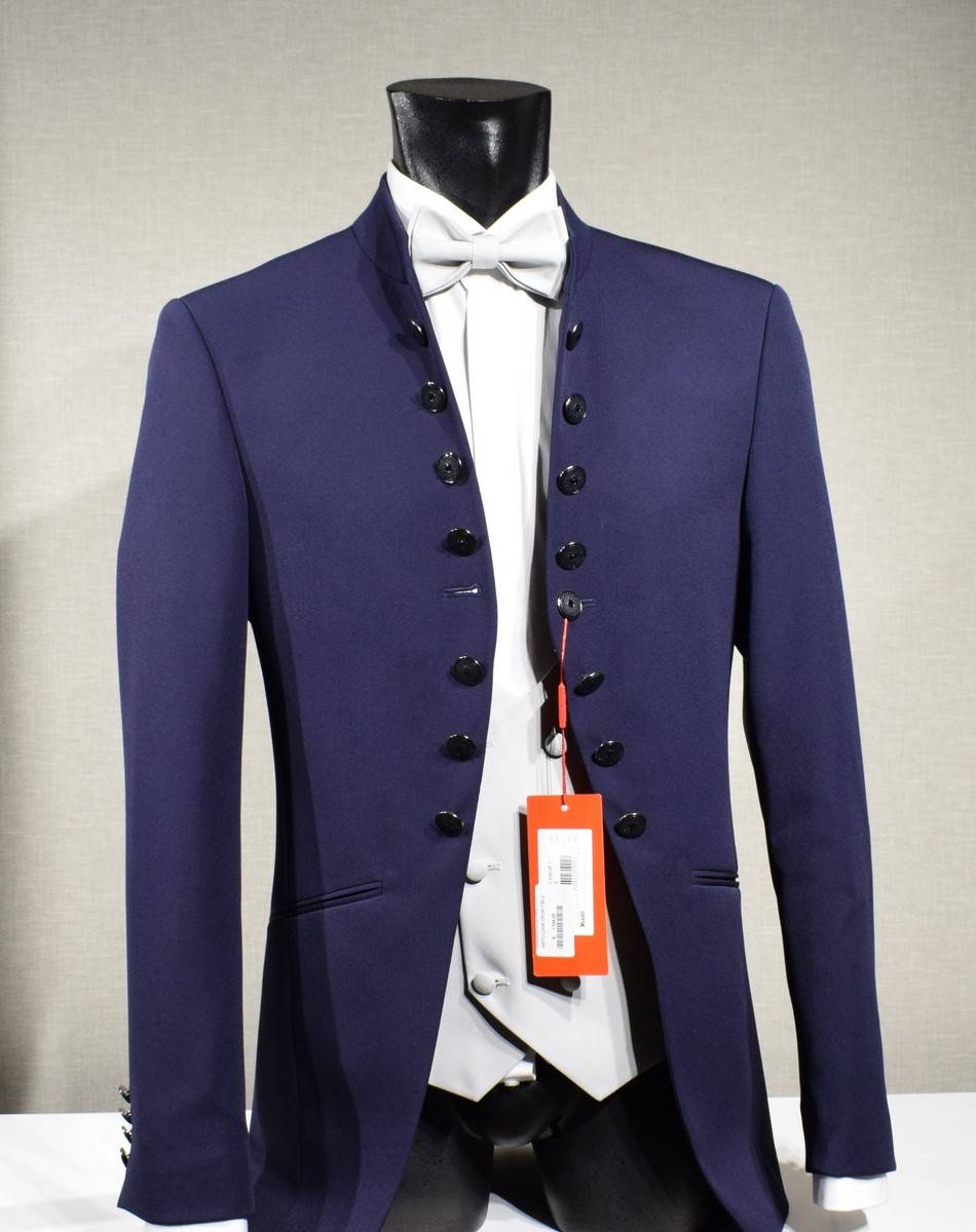 Musani Milano Cerimonia Abito musani bluette modello coreana slim fit Hotsell